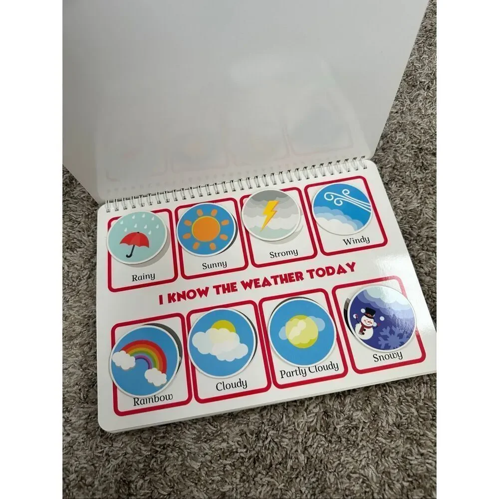 My First Busy Book Montessori Toddler Kids Learning Education Activity Toy Gift